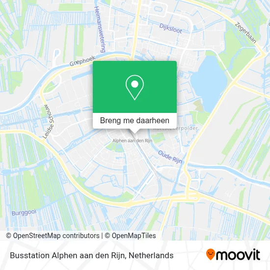Busstation Alphen aan den Rijn kaart