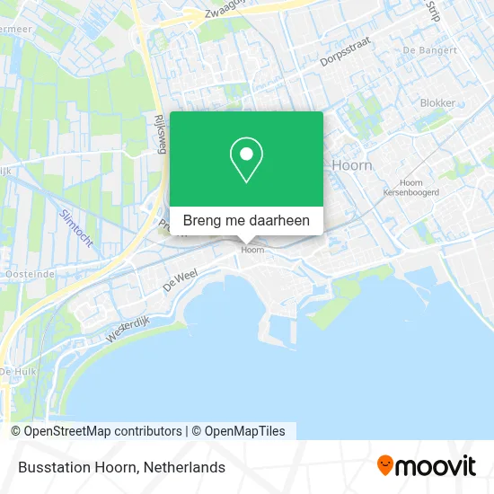 Busstation Hoorn kaart