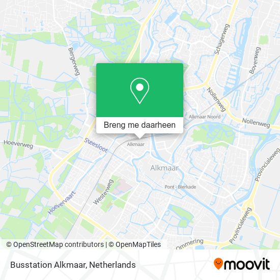 Busstation Alkmaar kaart