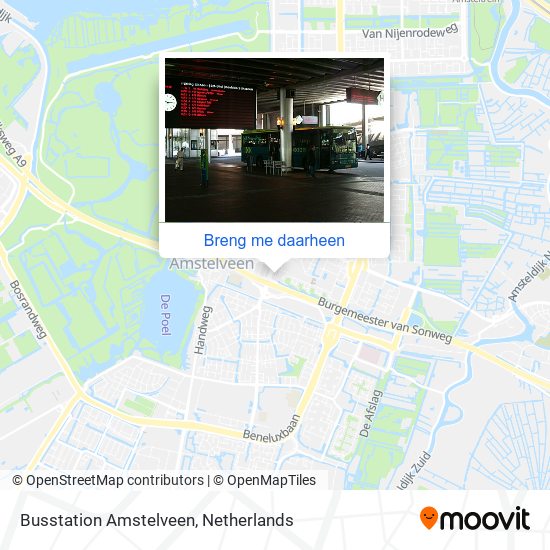 Busstation Amstelveen kaart
