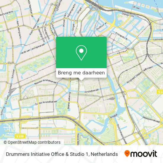 Drummers Initiative Office & Studio 1 kaart