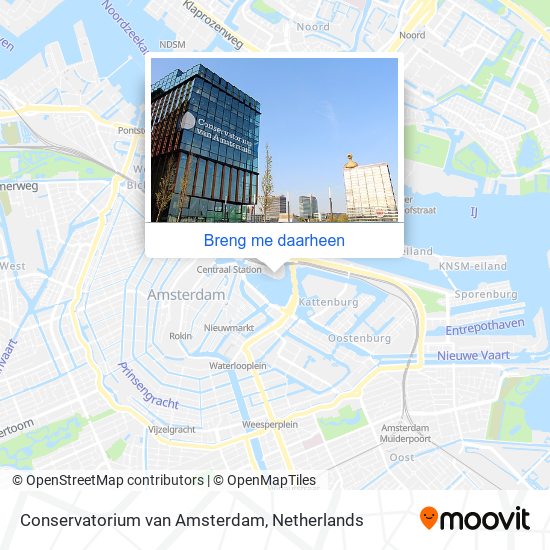Conservatorium van Amsterdam kaart