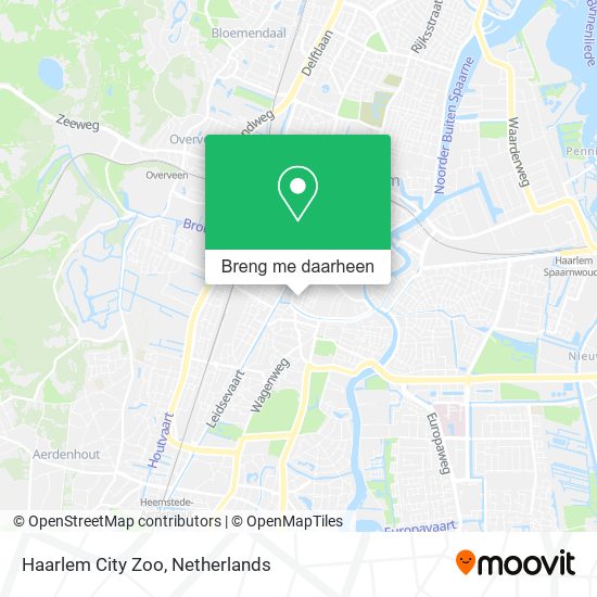 Haarlem City Zoo kaart