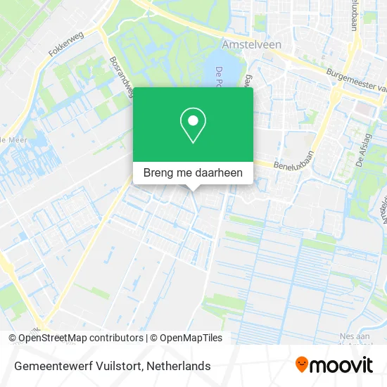 Gemeentewerf Vuilstort kaart