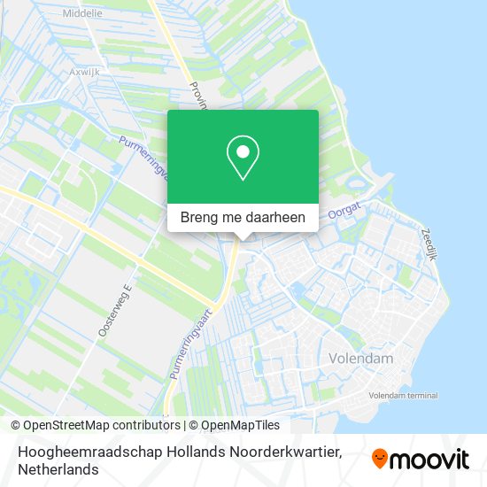 Hoogheemraadschap Hollands Noorderkwartier kaart