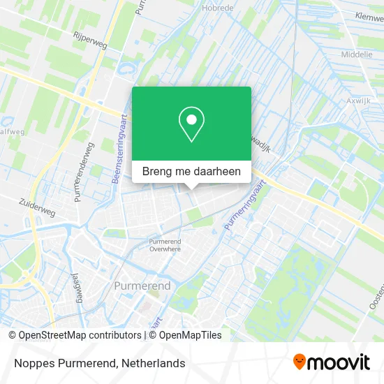Noppes Purmerend kaart
