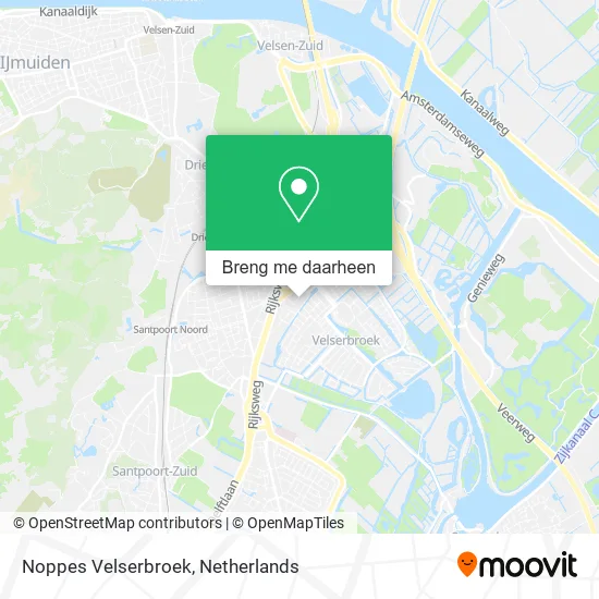 Noppes Velserbroek kaart