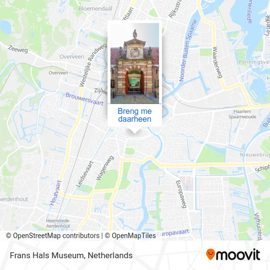 Frans Hals Museum kaart