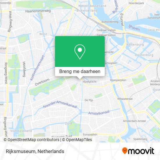 Rijksmuseum kaart