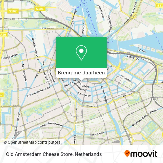 Old Amsterdam Cheese Store kaart
