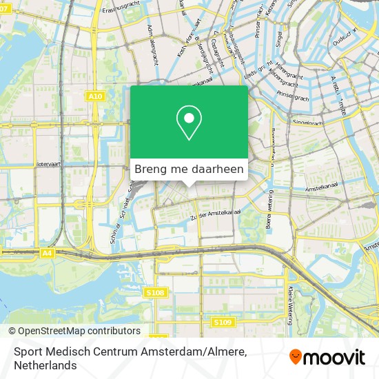 Sport Medisch Centrum Amsterdam / Almere kaart