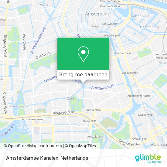 Amsterdamse Kanalen kaart