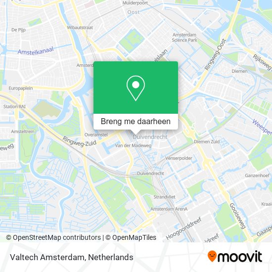 Valtech Amsterdam kaart