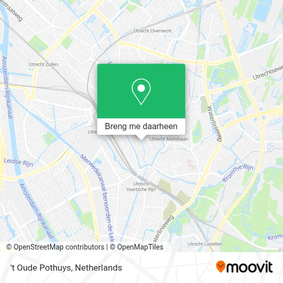 't Oude Pothuys kaart