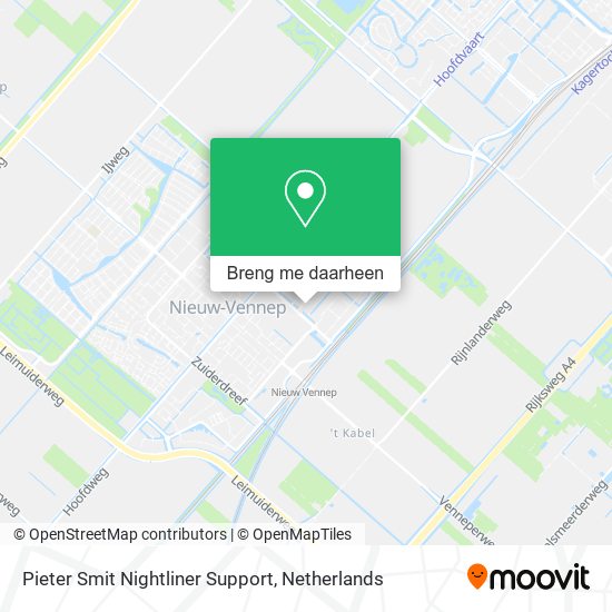 Pieter Smit Nightliner Support kaart