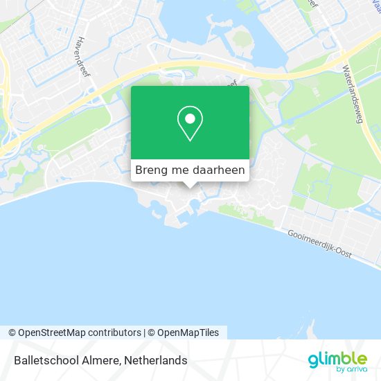 Balletschool Almere kaart