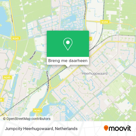 Jumpcity Heerhugowaard kaart
