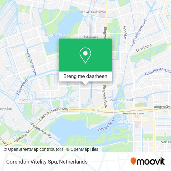 Corendon Vitelity Spa kaart