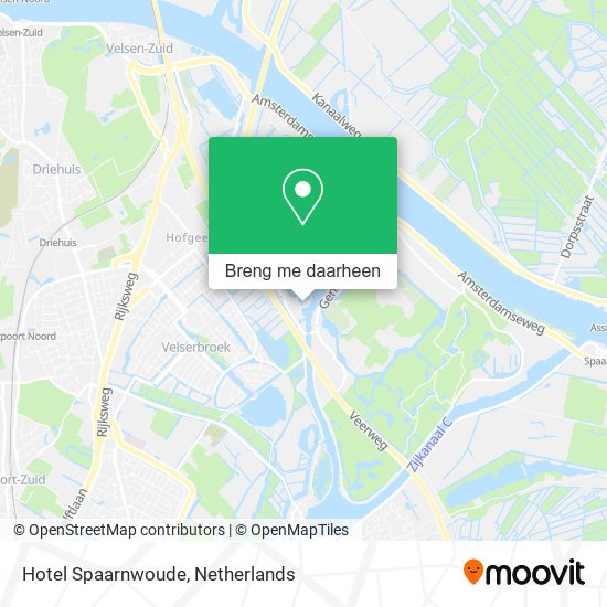 Hotel Spaarnwoude kaart