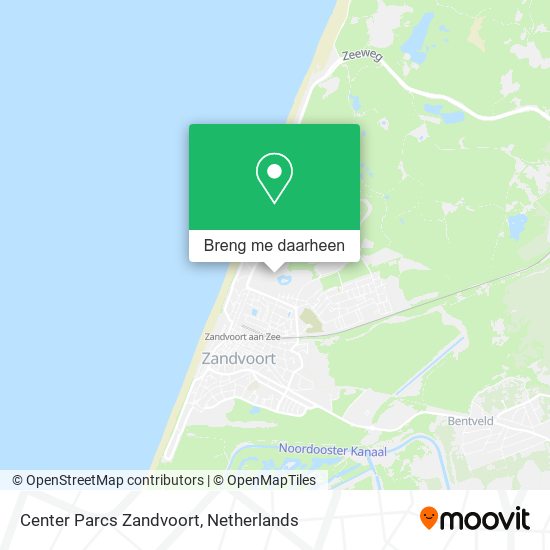 Center Parcs Zandvoort kaart