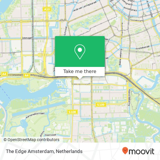 The Edge Amsterdam kaart