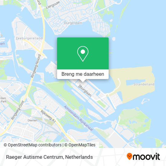 Raeger Autisme Centrum kaart