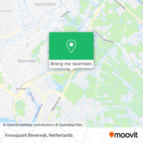 Knooppunt Beverwijk kaart