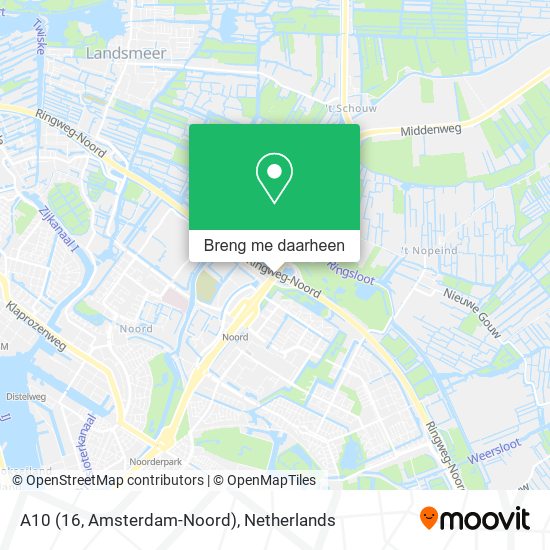 A10 (16, Amsterdam-Noord) kaart
