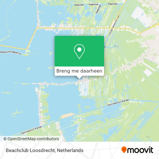 Beachclub Loosdrecht kaart