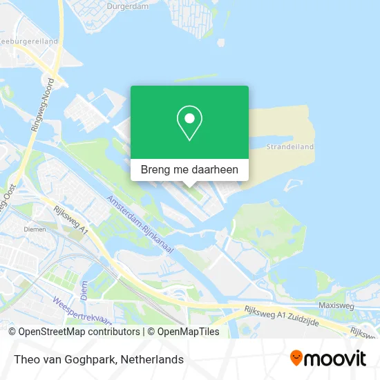 Theo van Goghpark kaart