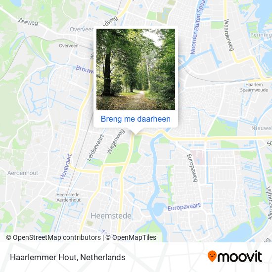 Haarlemmer Hout kaart