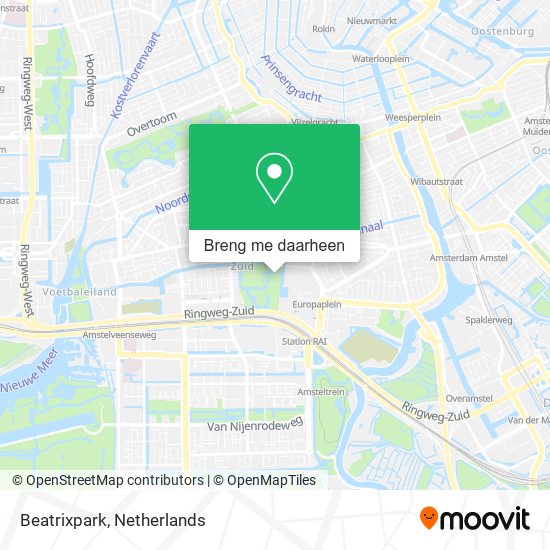 Beatrixpark kaart