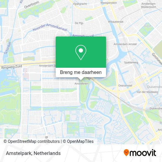 Amstelpark kaart