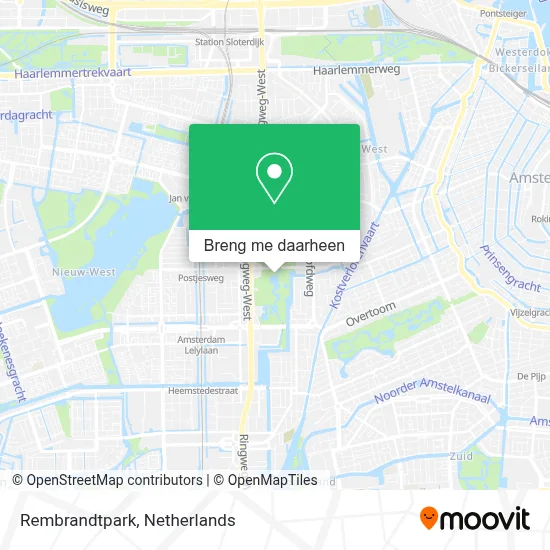Rembrandtpark kaart
