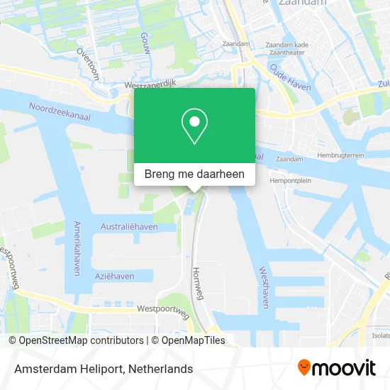 Amsterdam Heliport kaart