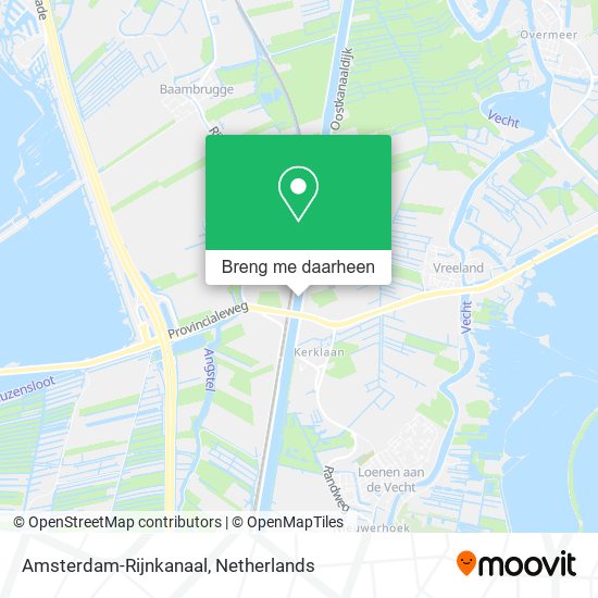 Amsterdam-Rijnkanaal kaart