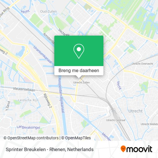 Sprinter Breukelen - Rhenen kaart