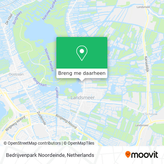 Bedrijvenpark Noordeinde kaart