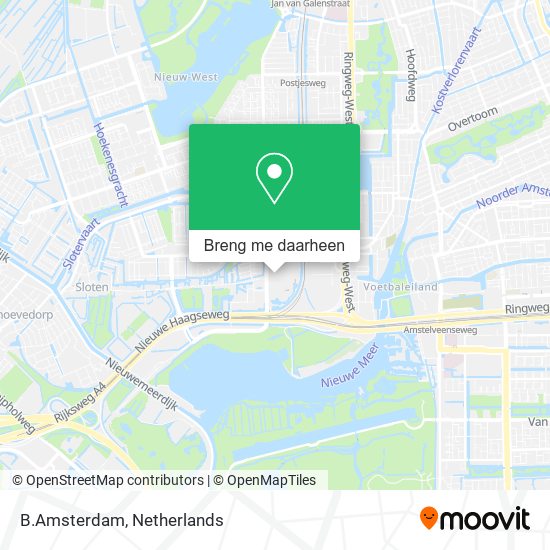 B.Amsterdam kaart