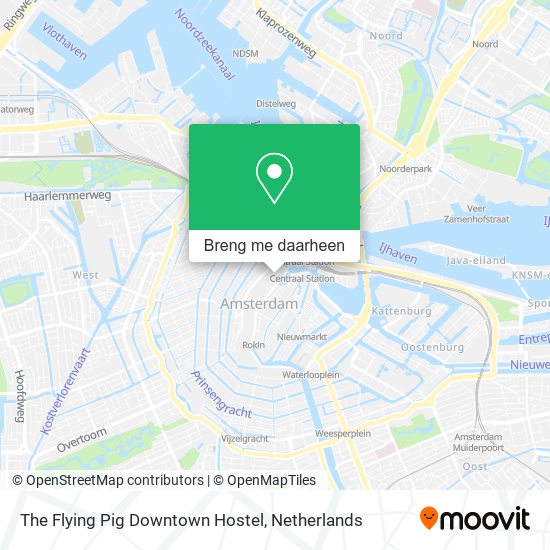 The Flying Pig Downtown Hostel kaart