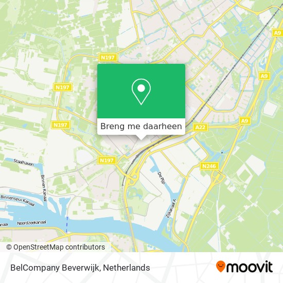 BelCompany Beverwijk kaart