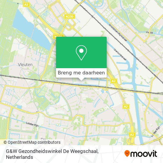 G&W Gezondheidswinkel De Weegschaal kaart