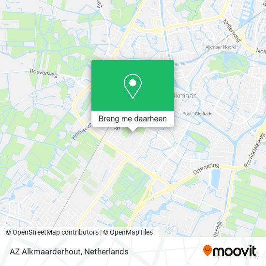AZ Alkmaarderhout kaart