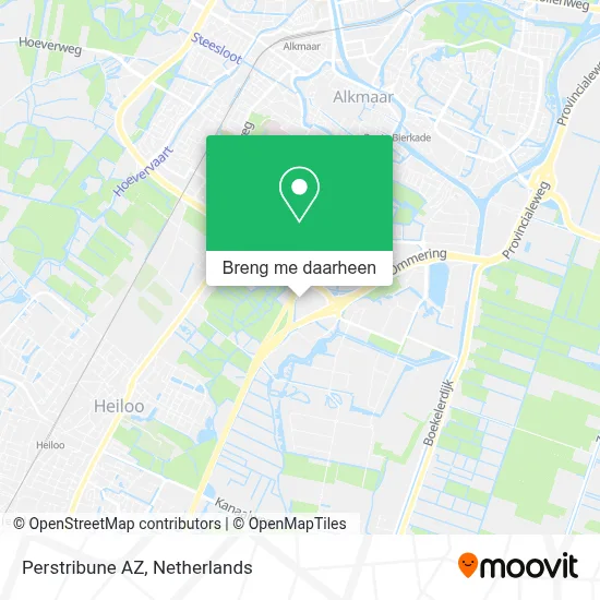 Perstribune AZ kaart