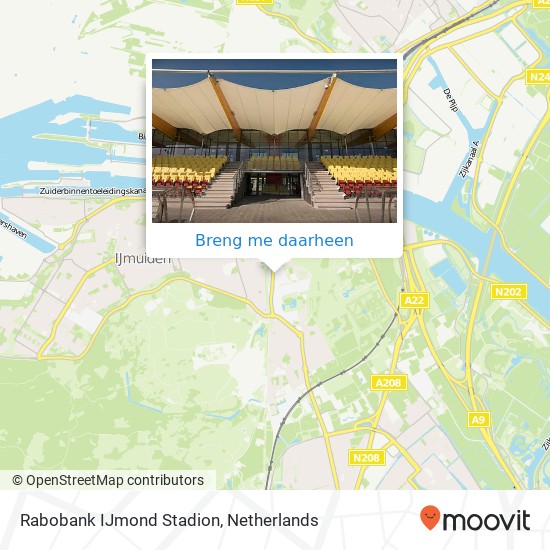 Rabobank IJmond Stadion kaart