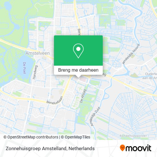 Zonnehuisgroep Amstelland kaart