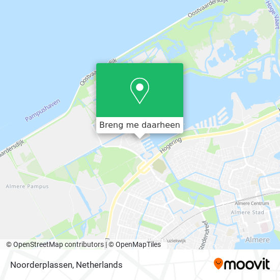 Noorderplassen kaart