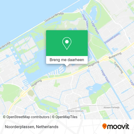 Noorderplassen kaart