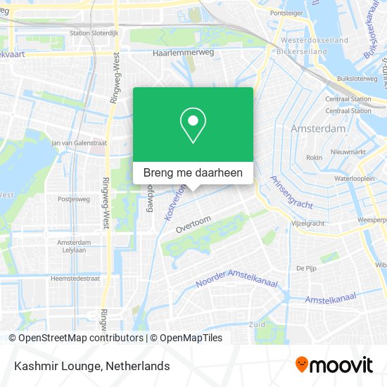 Kashmir Lounge kaart