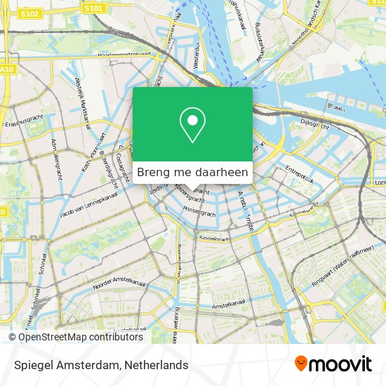 Spiegel Amsterdam kaart